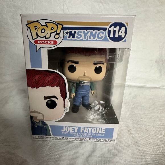 VAULTED Funko Pop! Rocks *NSYNC JOEY FATONE #114 - Picture 1 of 6
